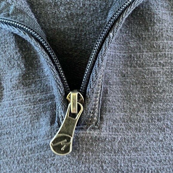 Vintage men’s Structure quarter zip small blue gray - Picture 3 of 7